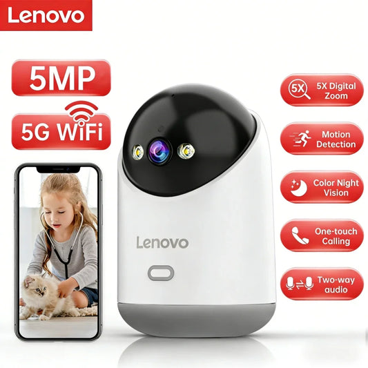 Caméra De Sécurité Intelligente WiFi 5MP Avec Vision Nocturne